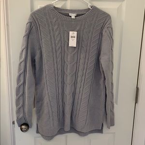Chenille Cable Knit Sweater